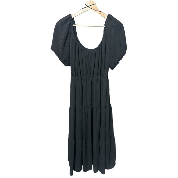 EUC- ASTR the Label - Smocked Tiered Midi Dress - size Medium - Picture 7 of 7